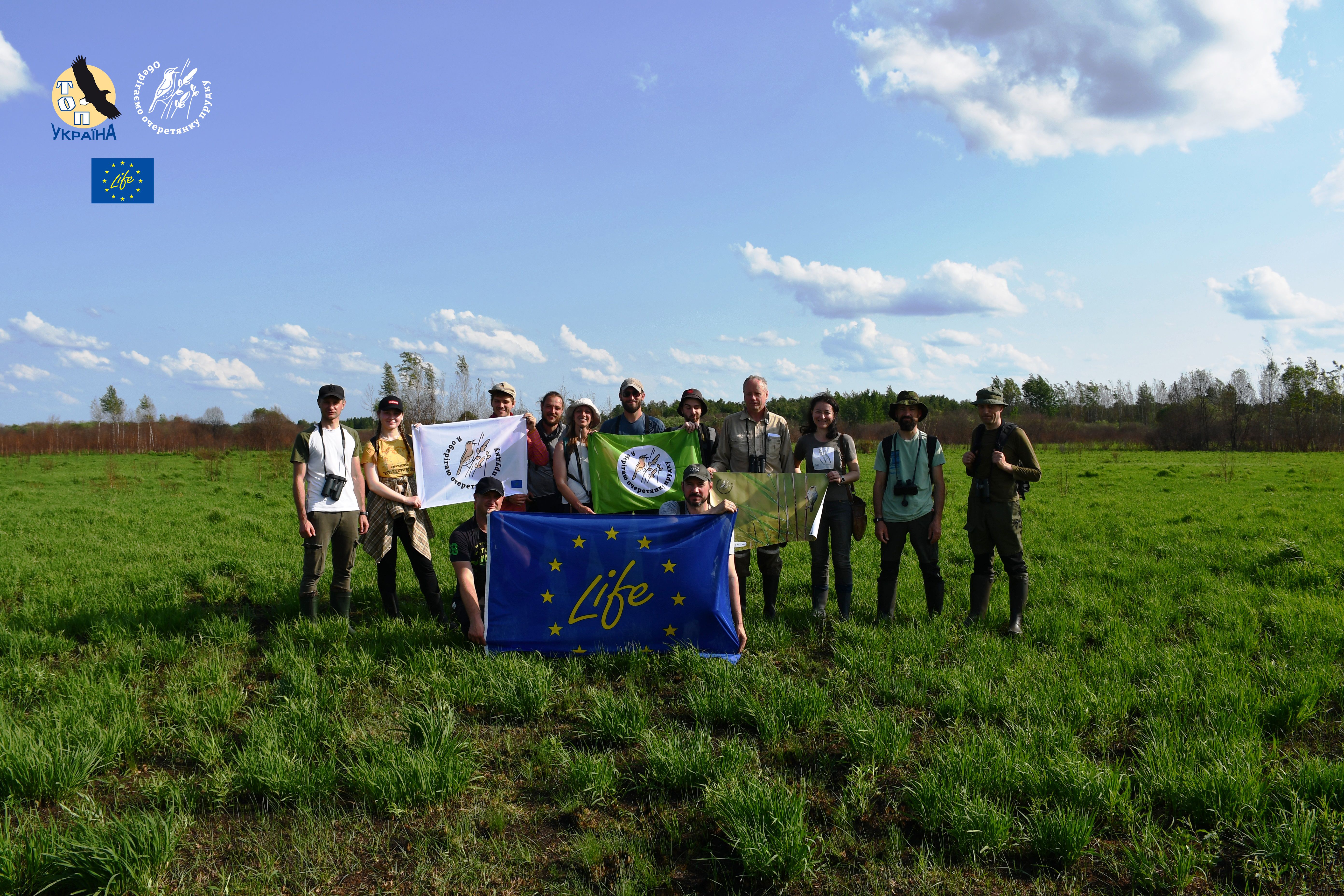 На Волині стартував моніторинг очеретянки прудкої в рамках проєкту LIFE4AquaticWarbler