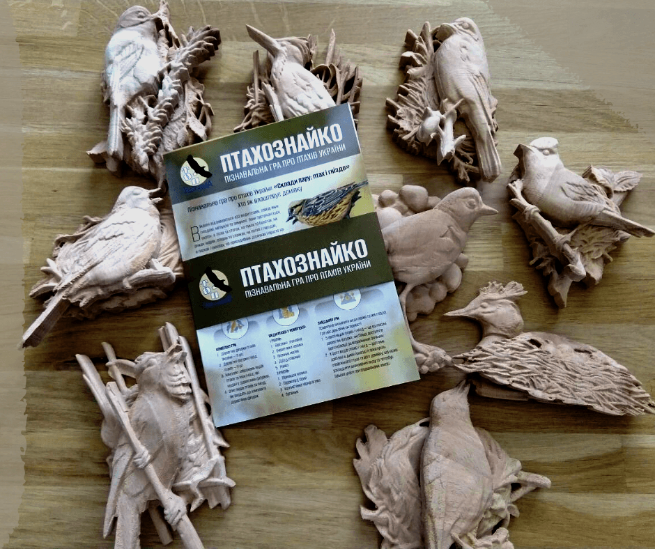 ПТАХОЗНАЙКО - пізнавальна гра про птахів України 